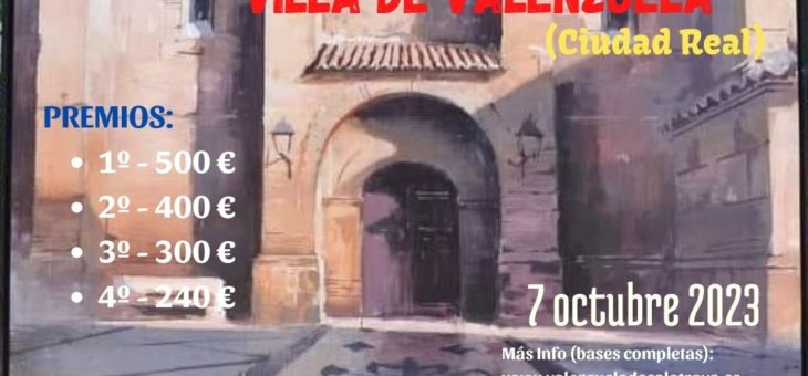 V CERTAMEN DE PINTURA RÁPIDA «VILLA DE VALENZUELA»